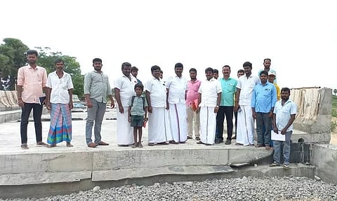 ராஜகிரி, அன்னவாசல் பகுதிகளில் பாலங்கள் கட்டும் பணிகள்