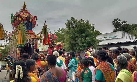 முத்துமாரியம்மன் கோவிலில் ஆனித்திருவிழா
