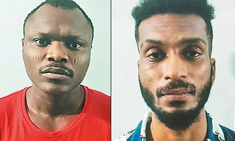 கல்லூரி மாணவர்களுக்கு போதைப்பொருட்களை விற்ற நைஜீரிய வாலிபர் உள்பட 2 பேர் கைது