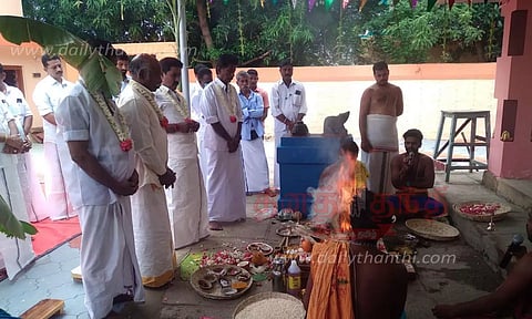 காசிவிஸ்வநாதர், முத்துமாரியம்மன் கோவில் குடமுழுக்கு விழாஇன்று நடக்கிறது