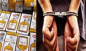 கர்நாடக மது விற்றவர் கைது