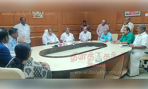 நிலத்தடி நீரை மேம்படுத்த மத்திய அரசு அதிகாரிகளுடன் ஆலோசனை