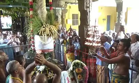 மாயூரநாதர் சுவாமி கோவிலில் ஆனி தேரோட்ட திருவிழா