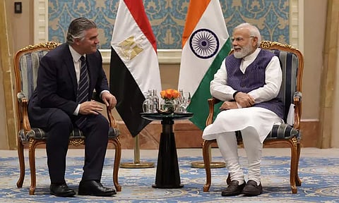ஒத்துழைப்பு, எரிசக்தி பாதுகாப்பு குறித்து எகிப்து தலைவர்களுடன் விவாதித்தார் பிரதமர் மோடி