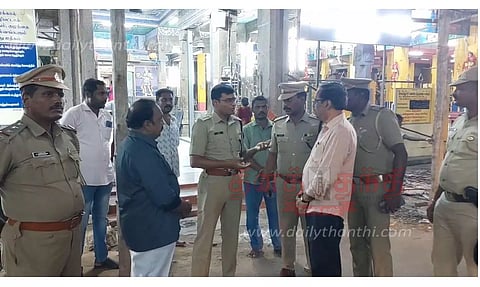 பாதுகாப்பு ஏற்பாடுகள் குறித்து சீனியர் போலீஸ் சூப்பிரண்டு ஆய்வு