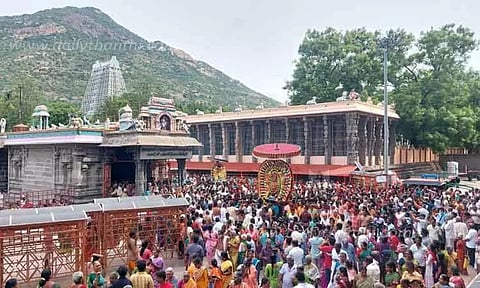 அருணாசலேஸ்வரர் கோவில் ஆனி திருமஞ்சன விழாவில் திரளான பக்தர்கள் சாமி தரிசனம்
