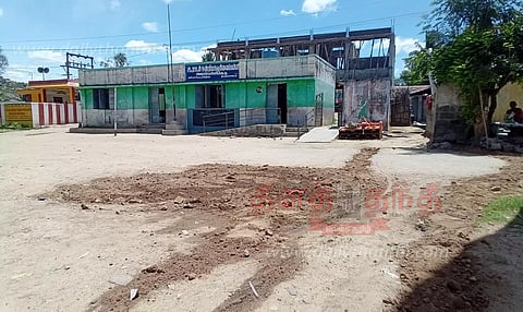 அகரம்பள்ளிப்பட்டு ஊராட்சி ஒன்றிய நடுநிலைப் பள்ளியில் தேங்கியிருந்த கழிவுநீர் அகற்றம்