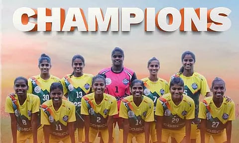 தேசிய மகளிர் கால்பந்து சாம்பியன்ஷிப் - பட்டம் வென்ற தமிழ்நாடு அணிக்கு முதல் அமைச்சர் மு.க. ஸ்டாலின் வாழ்த்து