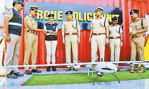 சென்னை காவல் துறையில் ரூ.3.60 கோடி செலவில் டிரோன் போலீஸ் பிரிவு