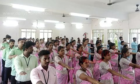 மலேரியா எதிர்ப்பு உறுதிமொழி ஏற்பு