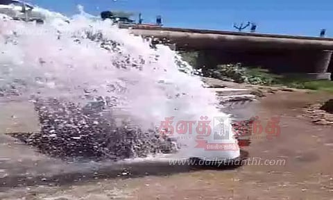 வெம்பக்கோட்டை பகுதியில் வீணாகும் குடிநீர்