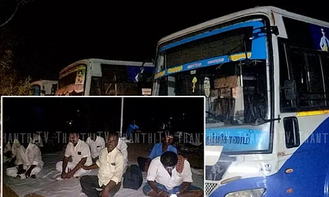 இராமநாதபுரத்தில் போக்குவரத்து ஊழியர்கள் போராட்டம் - பயணிகள் அவதி