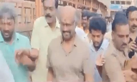 திருவண்ணாமலை அண்ணாமலையார் கோயிலில் நடிகர் ரஜினிகாந்த் சாமி தரிசனம்