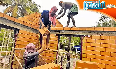 இக்கால தொழில்நுட்பம் "இன்டர்லாக் பிரிக்ஸ்" கட்டுமானம்