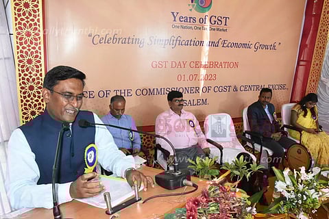 சேலம் ஆணையரகத்தில் ஜி.எஸ்.டி. வருவாய் ரூ.3,162 கோடியாக உயர்வு-ஆணையர் ராமகிருஷ்ணன் பெருமிதம்