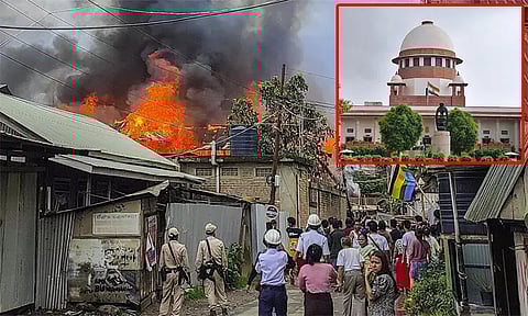 மணிப்பூர் வன்முறை: ஒரு வாரத்தில் அறிக்கை தாக்கல் செய்ய சுப்ரீம் கோர்ட்டு உத்தரவு