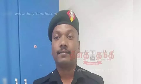 ஆற்றில் மூழ்கி ராணுவ வீரர் சாவு