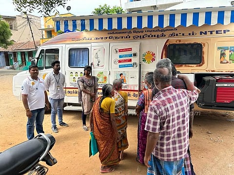 குமாரபாளையத்தில் காசநோய் பரிசோதனை முகாம்