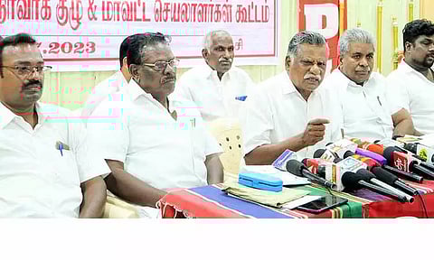 பா.ஜனதாவின் கைத்தடியாக அமலாக்கத்துறை மாறிவிட்டது - திருச்சியில் முத்தரசன் பேட்டி