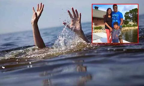 அமெரிக்கா: பீச்சில் நீரில் மூழ்கிய மகனை காப்பாற்ற சென்ற இந்தியர் பலி