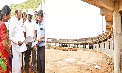 அலங்காநல்லூர் அருகே ஜல்லிக்கட்டு மைதான பணிகள் இந்த ஆண்டு இறுதிக்குள் நிறைவுபெறும் - அமைச்சர் எ.வ.வேலு