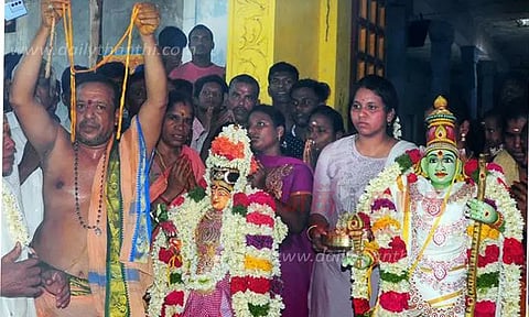 திரவுபதி அம்மன் கோவிலில் திருக்கல்யாணம்