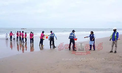 கப்பலில் எண்ணெய் கசிவு ஏற்பட்டால் செயல்படுவது எப்படி?