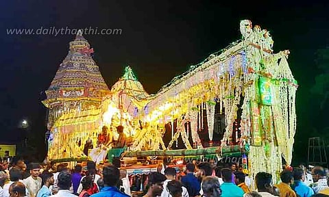 சேவகபெருமாள் கோவிலில் பூப்பல்லக்கு திருவிழா