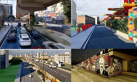 4 வழி உயர்மட்ட பாலம் தொடர்பான முப்பரிமாண காட்சியை வெளியிட்டது தமிழக அரசு