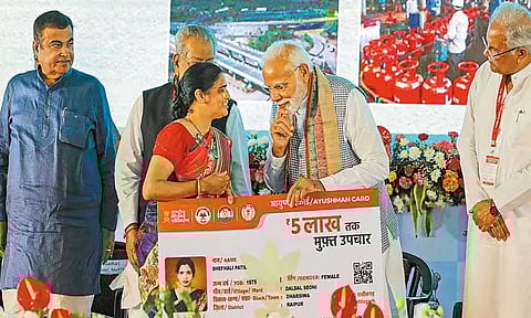 ஊழல் இல்லாமல் காங்கிரசால் சுவாசிக்க முடியாது - பிரதமர் மோடி குற்றச்சாட்டு