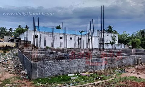 பாகூர் பஸ் நிலையம் அமைக்கும் பணி மீண்டும் தொடக்கம்