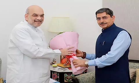 மத்திய மந்திரி அமித்ஷாவுடன் தமிழக கவர்னர் ஆர்.என்.ரவி சந்திப்பு