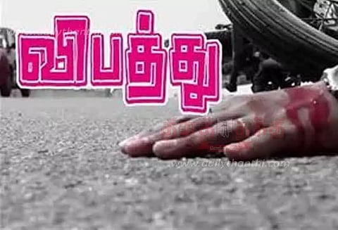 மினிவேன் மோதி விவசாயி, பசுமாடு சாவு