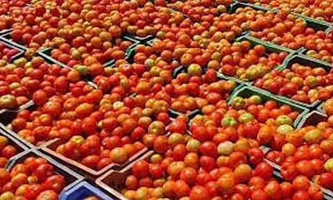 புதுக்கோட்டை உழவர் சந்தையில் தக்காளி ரூ.80 க்கு விற்பனை