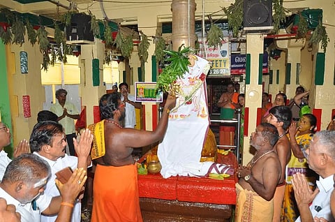 பெரியகுளம் கவுமாரியம்மன் கோவிலில் ஆனி திருவிழா கொடியேற்றம்