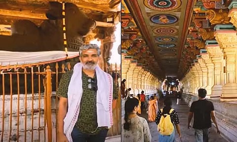 "தமிழ்நாட்டின் கட்டடக்கலை மெய்சிலிர்க்க வைத்தது" - இயக்குனர் ராஜமவுளி ட்வீட்