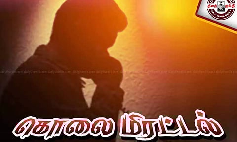 தொழிலாளிக்கு கொலை மிரட்டல்