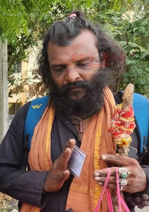 அகோரி வேடத்தில் சுற்றி திரிந்தபிரபல ரவுடி கைது