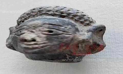 விஜயகரிசல்குளம் அகழாய்வில் கிடைத்த சுடுமண் பொம்மை