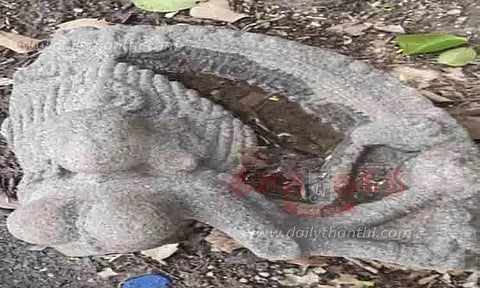 பழங்கால சிலை கண்டெடுப்பு