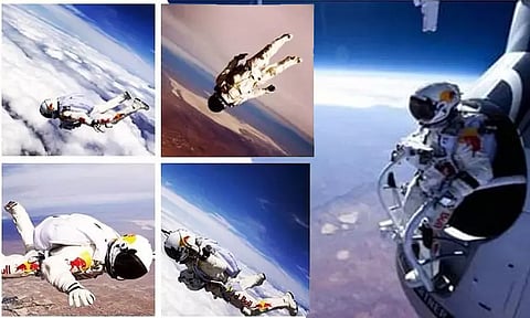 1,28,000 அடி உயரத்தில் இருந்து குதித்து சாதனை...! இந்த வீடியோ உண்மையா? இவ்வளவு உயரத்தில் இருந்து குதிக்க முடியுமா...?