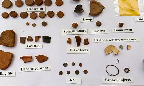 திருக்கோளூரில் அகழாய்வு:பழங்கால மக்களின் வாழ்விடத்தில் 324 தொல்பொருட்கள் கண்டுபிடிப்பு