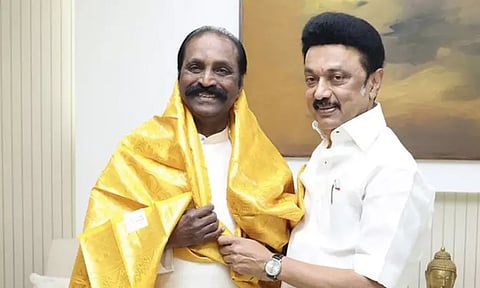 கவிஞர் வைரமுத்து பிறந்தநாள்: முதல்-அமைச்சர் மு.க.ஸ்டாலின் நேரில் வாழ்த்து..!