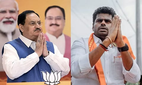 பாஜக தேசியத் தலைவர் ஜெ.பி.நட்டாவுடன் அண்ணாமலை சந்திப்பு..!