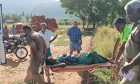 கொடைரோடு அருகே கிணற்றில் தவறி விழுந்த பெண் மீட்பு