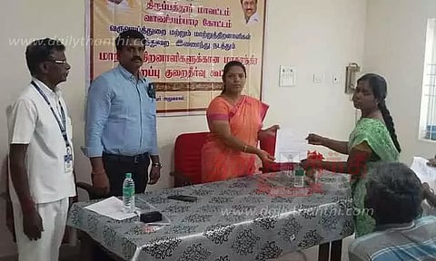 வாணியம்பாடியில் மாற்றுத்திறனாளிகளுக்கான குறைதீர்வு கூட்டம்
