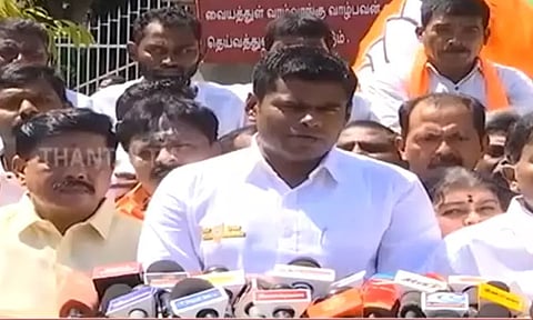 தமிழ்நாடு முன்னேறாததற்கு இங்குள்ள ஆட்சியாளர்கள் தான் காரணம் - பாஜக தலைவர் அண்ணாமலை