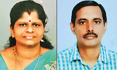 தாம்பரம் அருகே சோகம்: ரூ.1 கோடி கடன் தொல்லையால் ஆசிரியை - கணவர் தற்கொலை