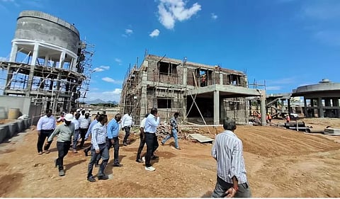 வைகை அணை பகுதியில் புதிய குடிநீர் திட்ட பணிகள்: முதன்மை செயலாளர் ஆய்வு