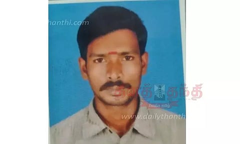 தண்ணீர் குழாய்க்காக தோண்டிய குழியில் தவறி விழுந்து தொழிலாளி சாவு